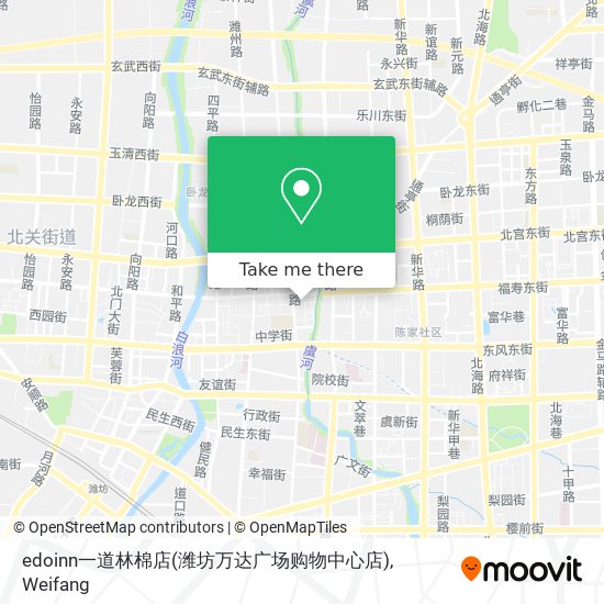 edoinn一道林棉店(潍坊万达广场购物中心店) map