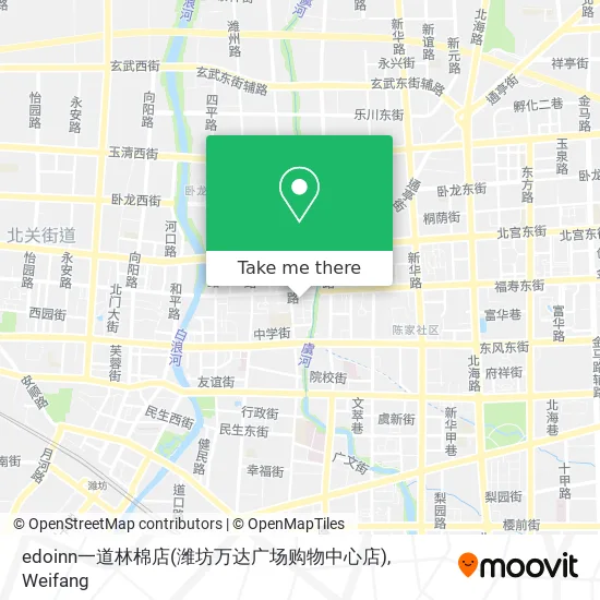 edoinn一道林棉店(潍坊万达广场购物中心店) map