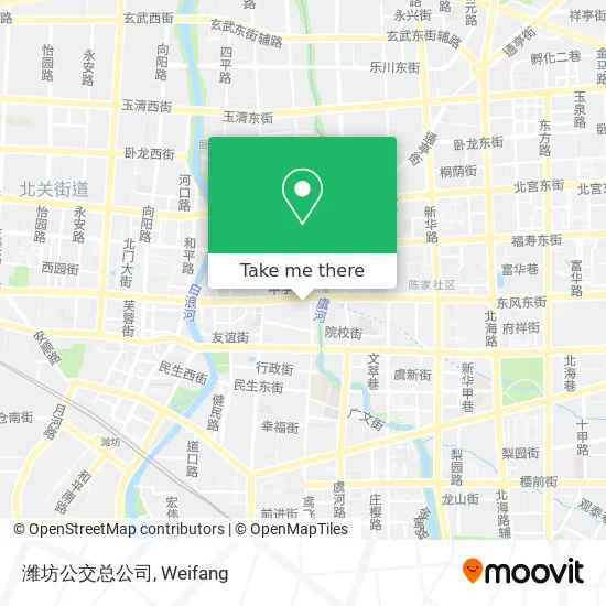 潍坊公交总公司 map