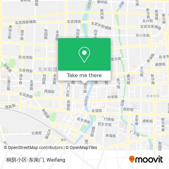 桐荫小区-东南门 map