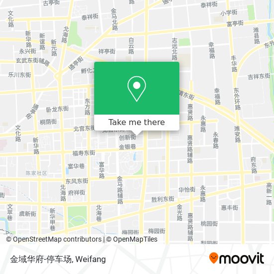 金域华府-停车场 map