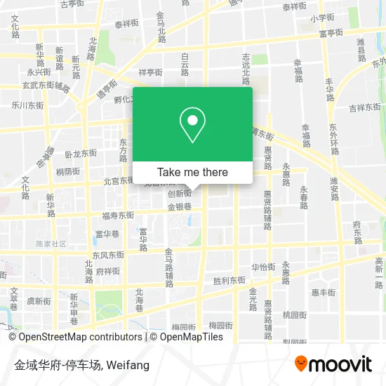 金域华府-停车场 map