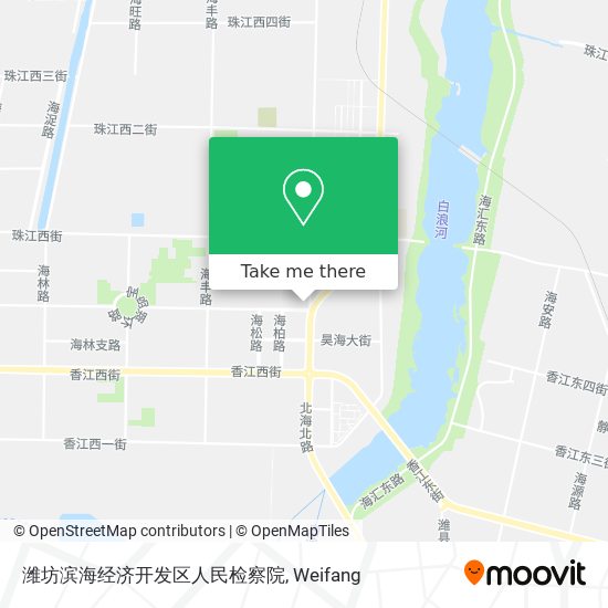 潍坊滨海经济开发区人民检察院 map