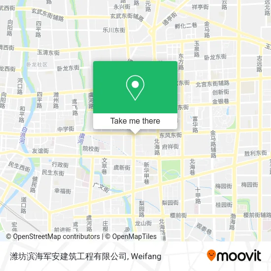 潍坊滨海军安建筑工程有限公司 map