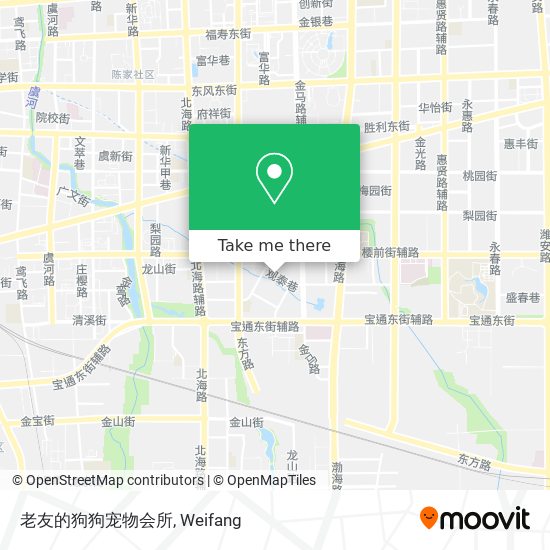 老友的狗狗宠物会所 map