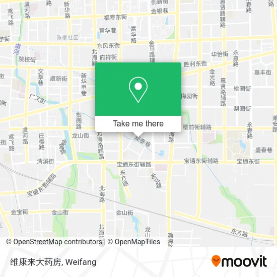 维康来大药房 map