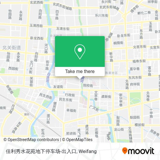 佳利秀水花苑地下停车场-出入口 map