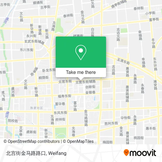 北宫街金马路路口 map