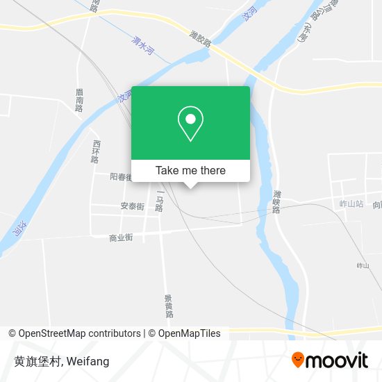 黄旗堡村 map