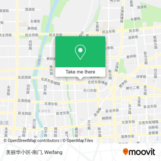 美丽华小区-南门 map