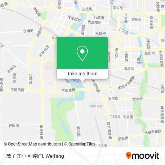 茂子庄小区-南门 map