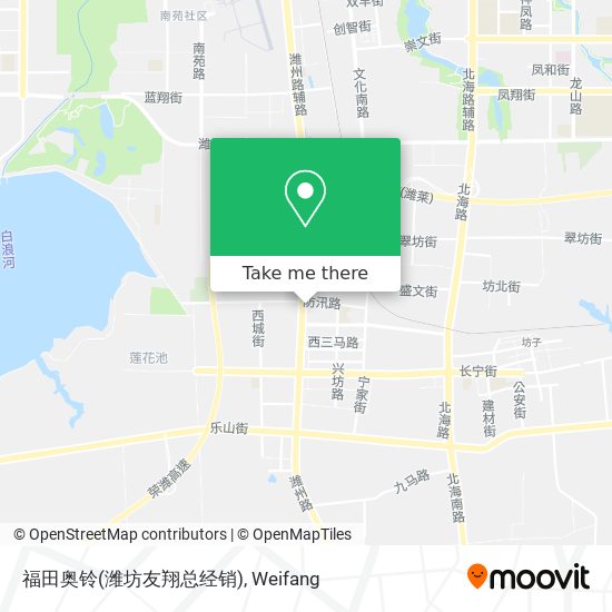 福田奥铃(潍坊友翔总经销) map