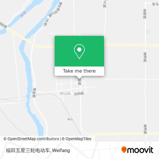 福田五星三轮电动车 map
