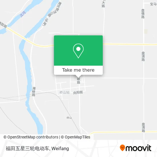 福田五星三轮电动车 map