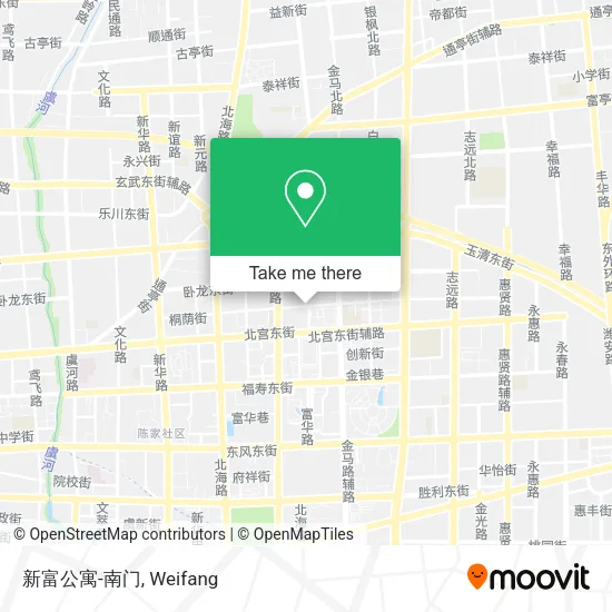 新富公寓-南门 map