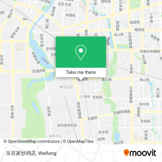 乐百家炒鸡店 map