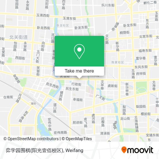 弈学园围棋(阳光壹佰校区) map