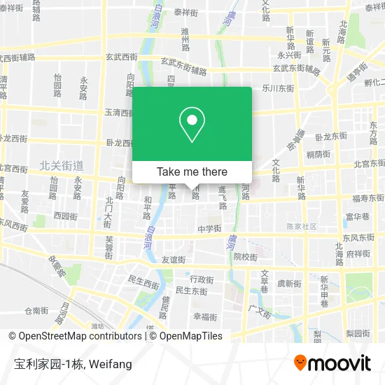 宝利家园-1栋 map