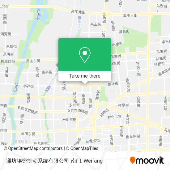 潍坊埃锐制动系统有限公司-南门 map