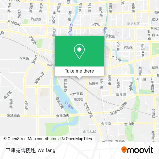 卫康苑售楼处 map