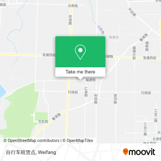 自行车租赁点 map