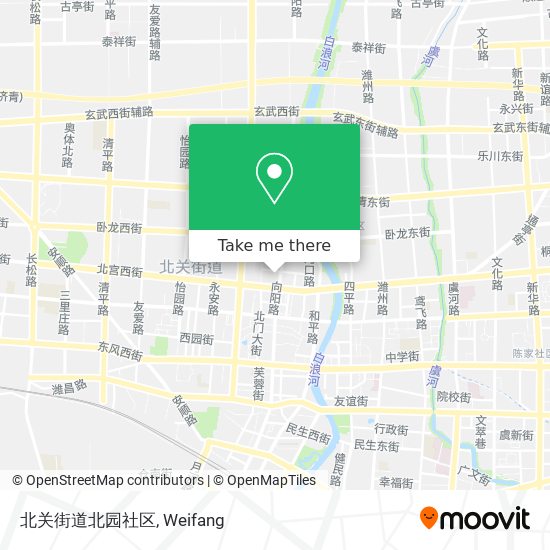北关街道北园社区 map