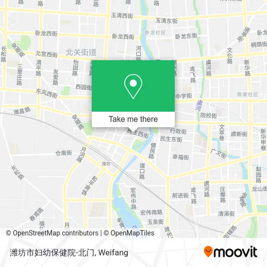 潍坊市妇幼保健院-北门 map