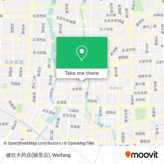 健欣大药店(丽景店) map