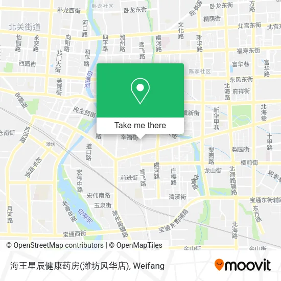 海王星辰健康药房(潍坊风华店) map