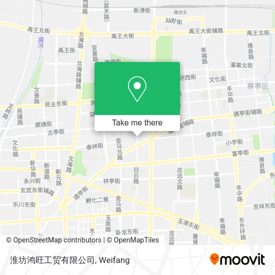 淮坊鸿旺工贸有限公司 map