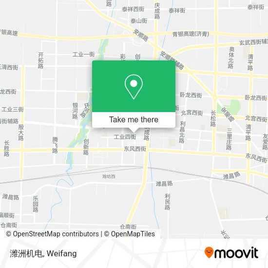 潍洲机电 map