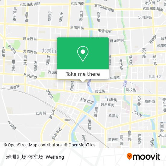 潍洲剧场-停车场 map