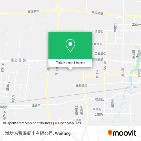 潍坊东贤混凝土有限公司 map