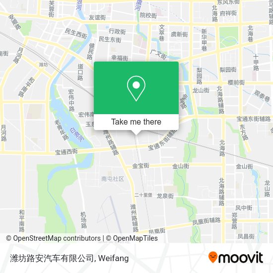 潍坊路安汽车有限公司 map