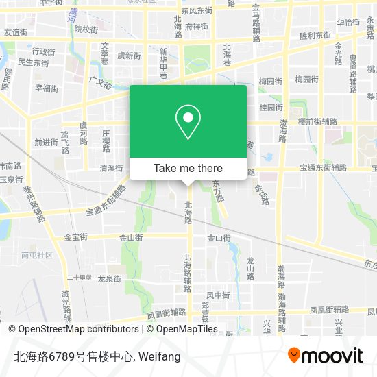 北海路6789号售楼中心 map