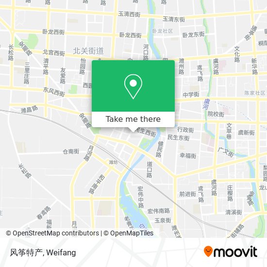 风筝特产 map
