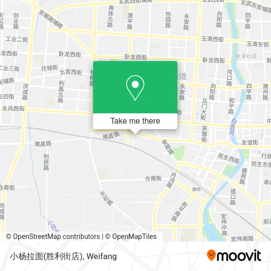 小杨拉面(胜利街店) map