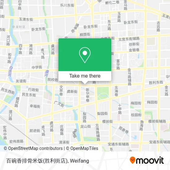 百碗香排骨米饭(胜利街店) map