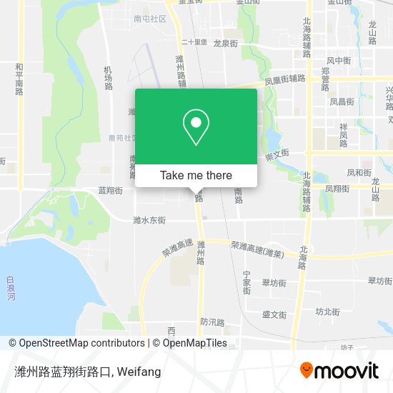 潍州路蓝翔街路口 map