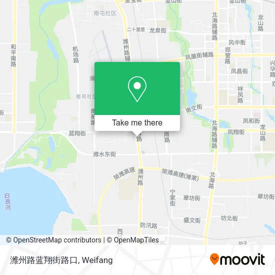 潍州路蓝翔街路口 map