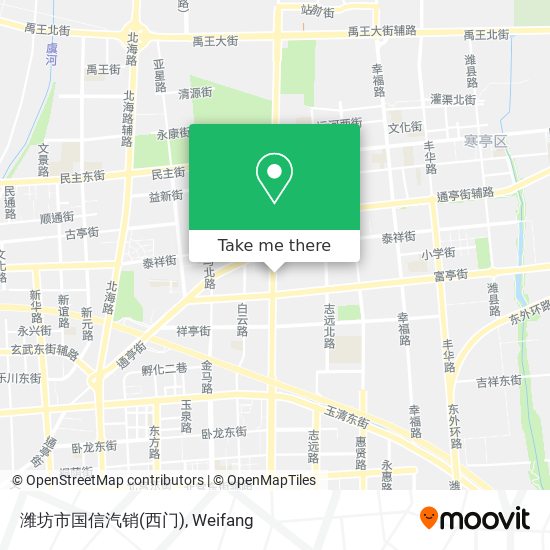 潍坊市国信汽销(西门) map