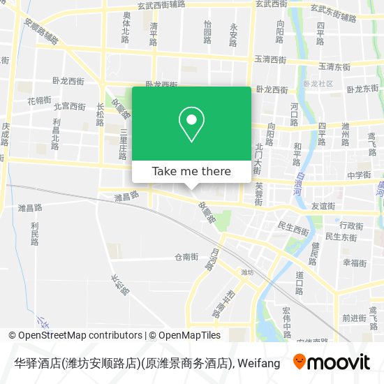 华驿酒店(潍坊安顺路店)(原潍景商务酒店) map