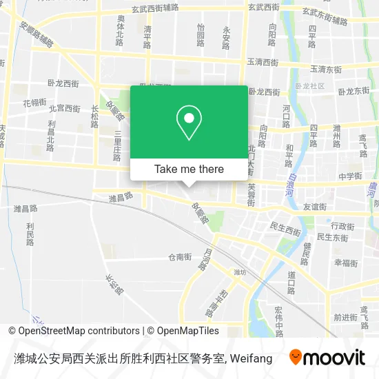 潍城公安局西关派出所胜利西社区警务室 map