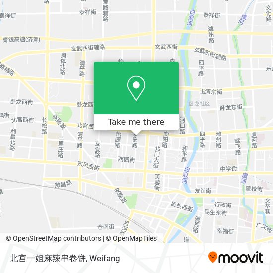 北宫一姐麻辣串卷饼 map