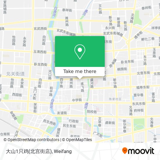 大山1只鸡(北宫街店) map