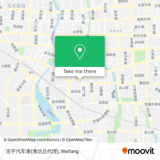 浩宇汽车漆(潍坊总代理) map