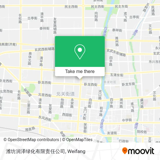 潍坊润泽绿化有限责任公司 map