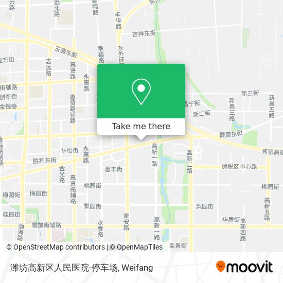 潍坊高新区人民医院-停车场 map