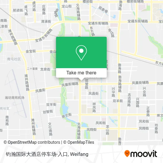 钧瀚国际大酒店停车场-入口 map