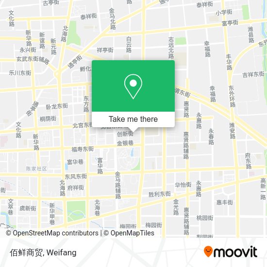 佰鲜商贸 map